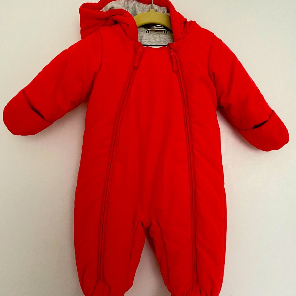 Petit Bateau Padded Pilot Bunting / Snowsuit - 12M